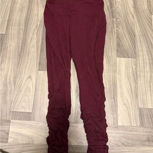 Lululemon Maroon Leggings